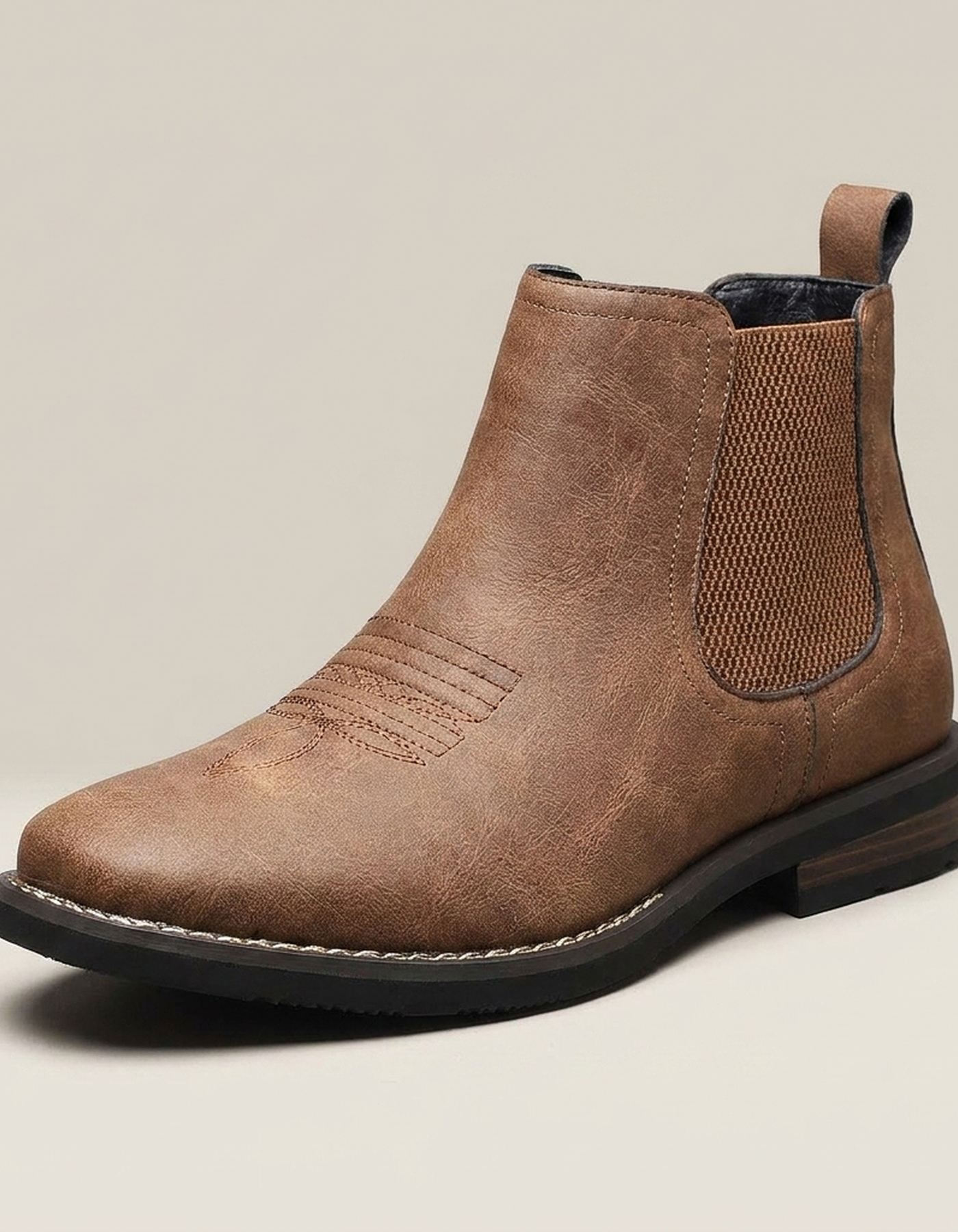 PLUXSTYLE::numise::mens-smart-casual-chelsea-boots::closeup-hero