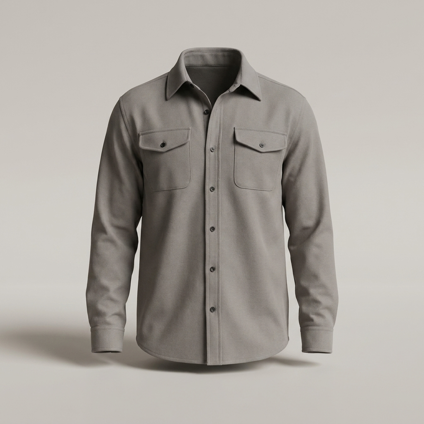 PLUXSTYLE::numise::mens-relaxed-shirt-jacket::pack-grey