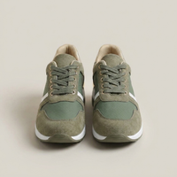 PLUXSTYLE::numise::everyday-lace-up-platform-sneakers::pack-army-green