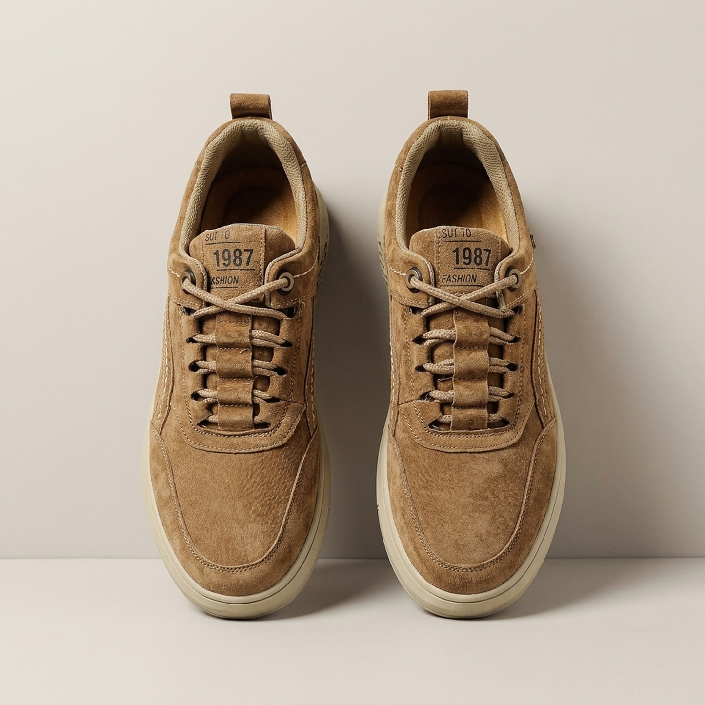 PLUXSTYLE::numise::mens-everyday-urban-sneakers::pack-light-brown