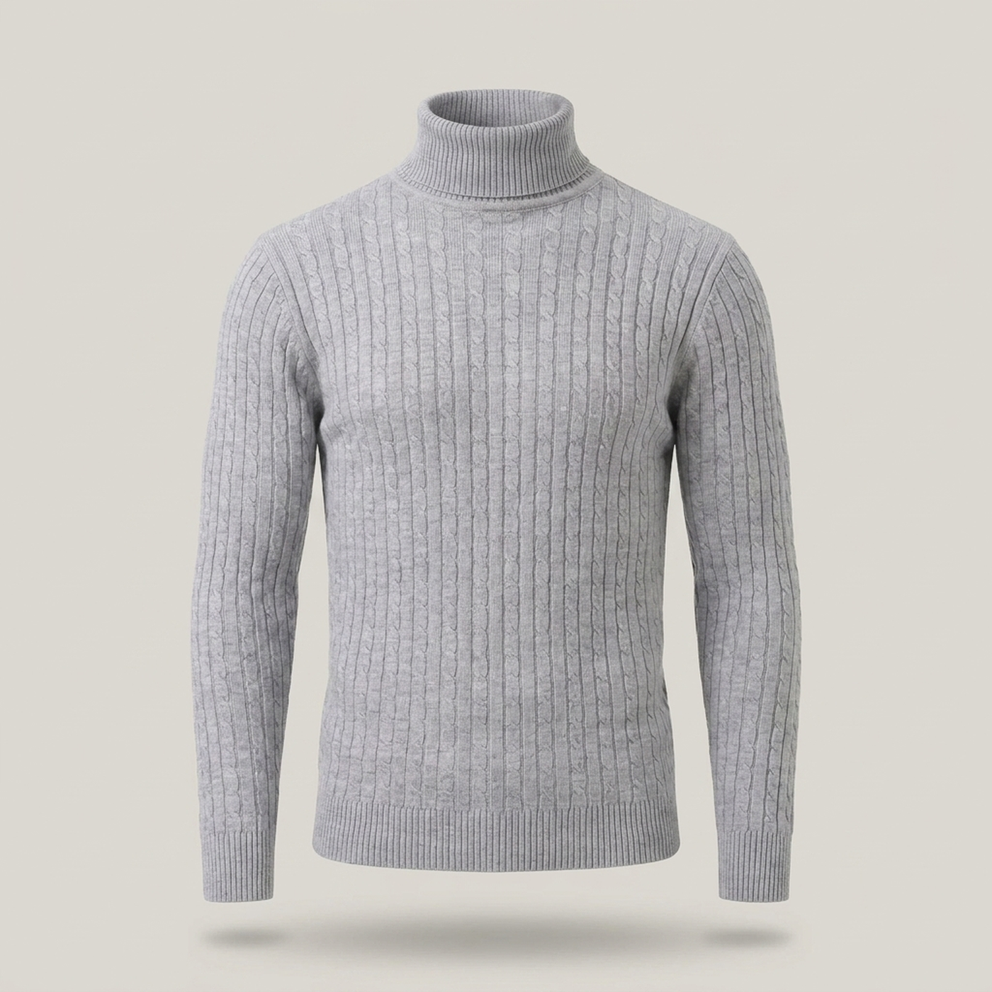 PLUXSTYLE::numise::mens-high-neck-sweater::pack-grey