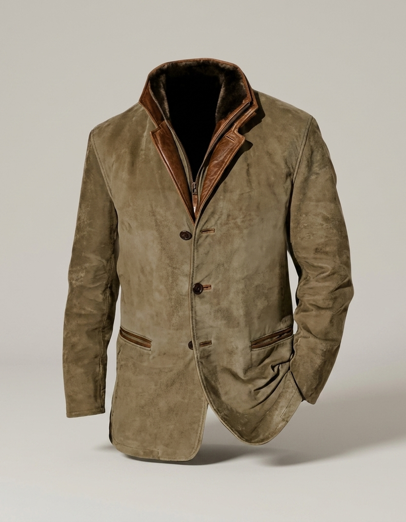 PLUXSTYLE::numise::mens-all-season-jacket::pack-khaki