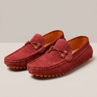 PLUXSTYLE::numise::classic-slip-on-loafers::pack-red