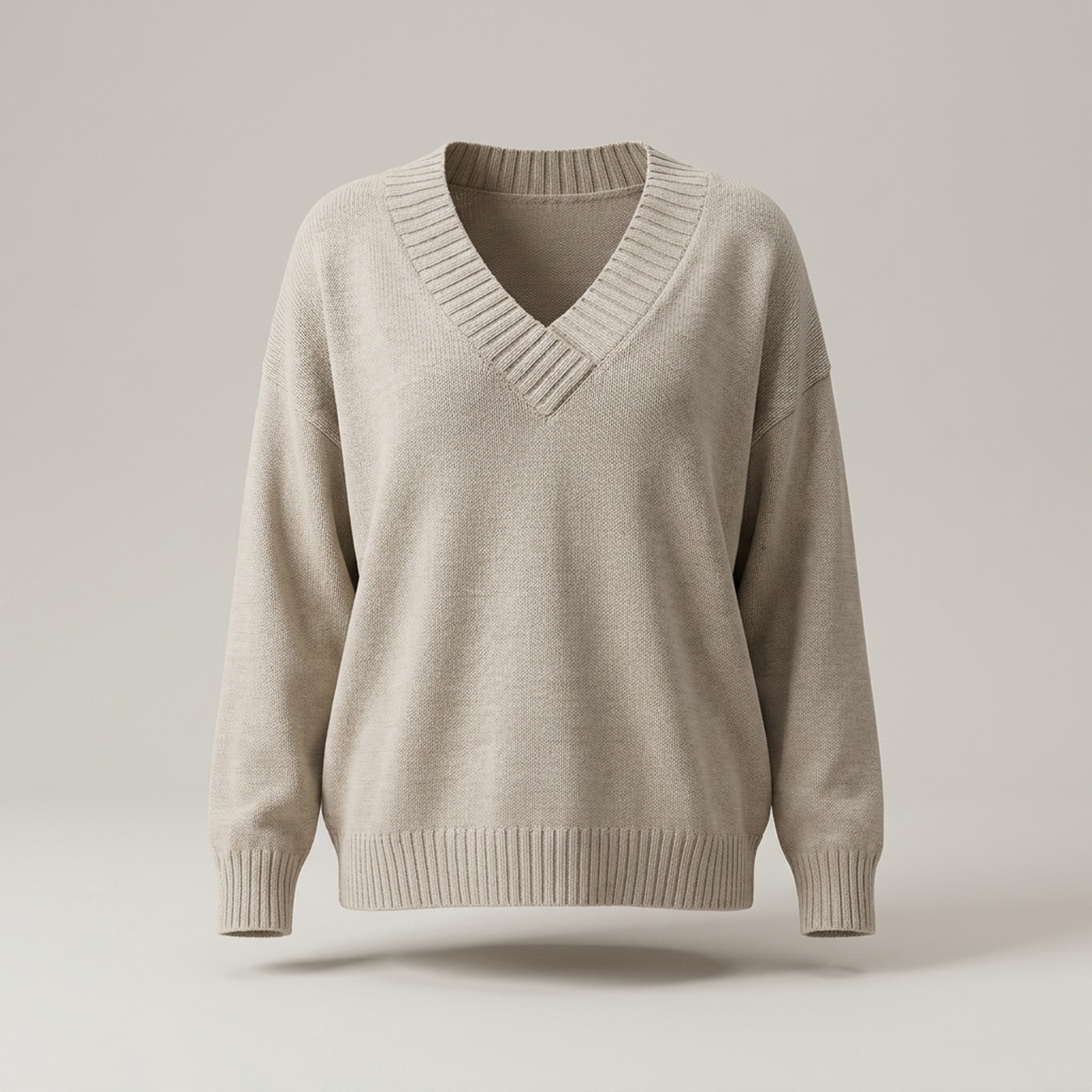 PLUXSTYLE::numise::celestia-relaxed-turtleneck-sweater::pack-beige