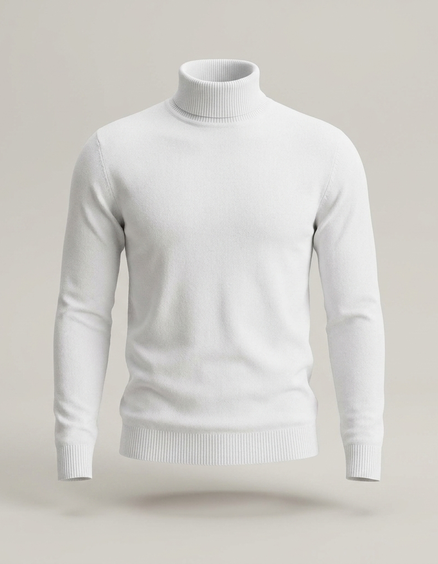 PLUXSTYLE::numise::slim-fit-turtleneck-sweater::pack-white