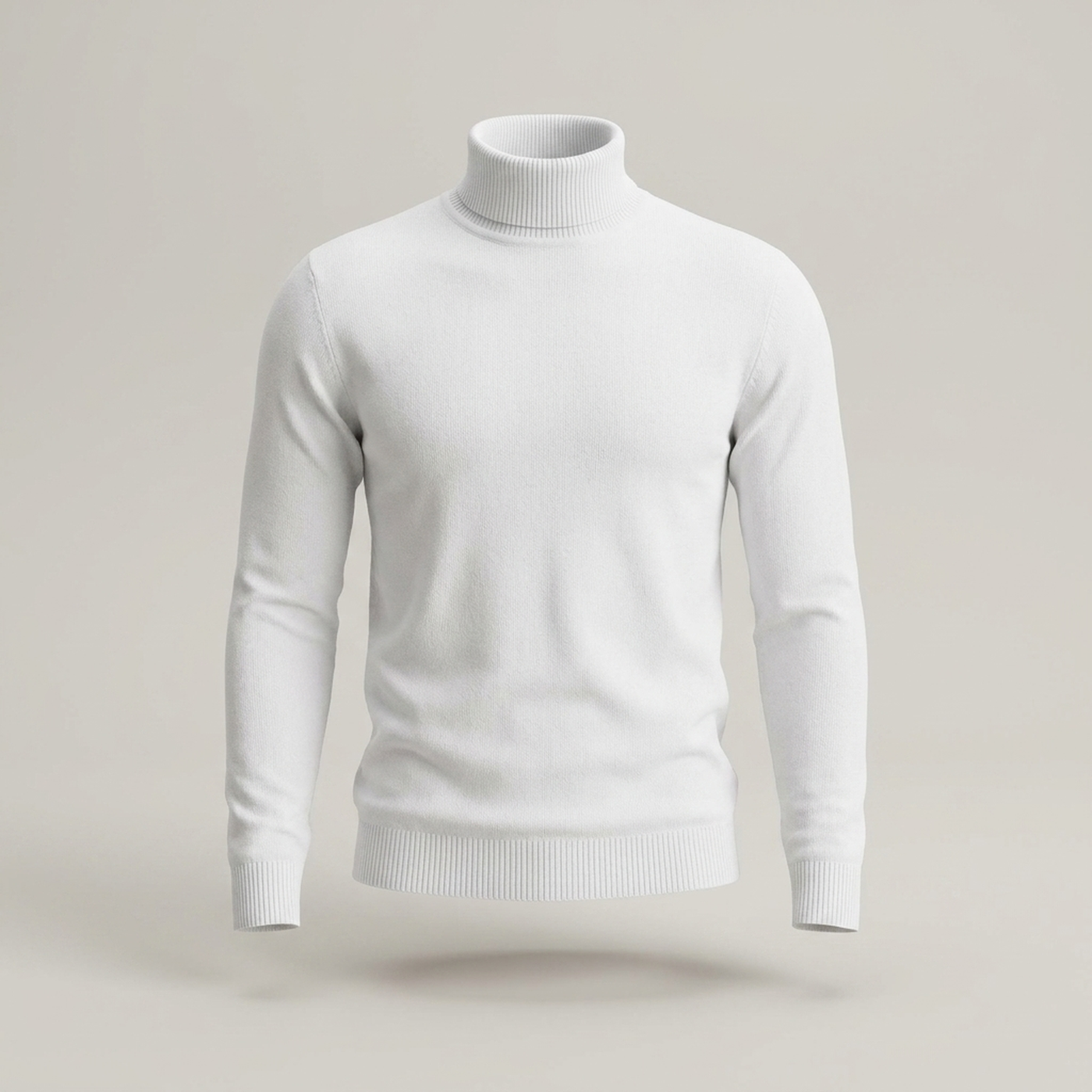 PLUXSTYLE::numise::slim-fit-turtleneck-sweater::pack-white