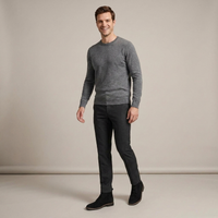 PLUXSTYLE::numise::mens-round-toe-lace-up-ankle-boots::zoom-out