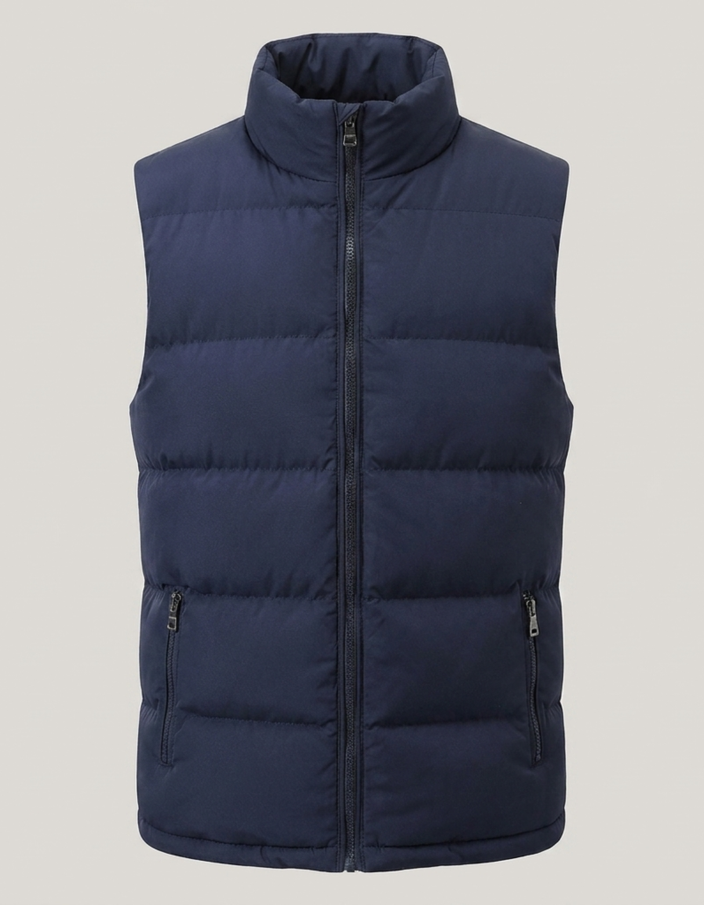 PLUXSTYLE::numise::mens-warm-sleeveless-puffer-vest::pack-navy-blue