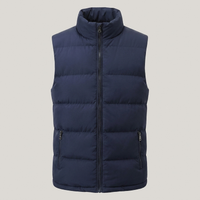 PLUXSTYLE::numise::mens-warm-sleeveless-puffer-vest::pack-navy-blue