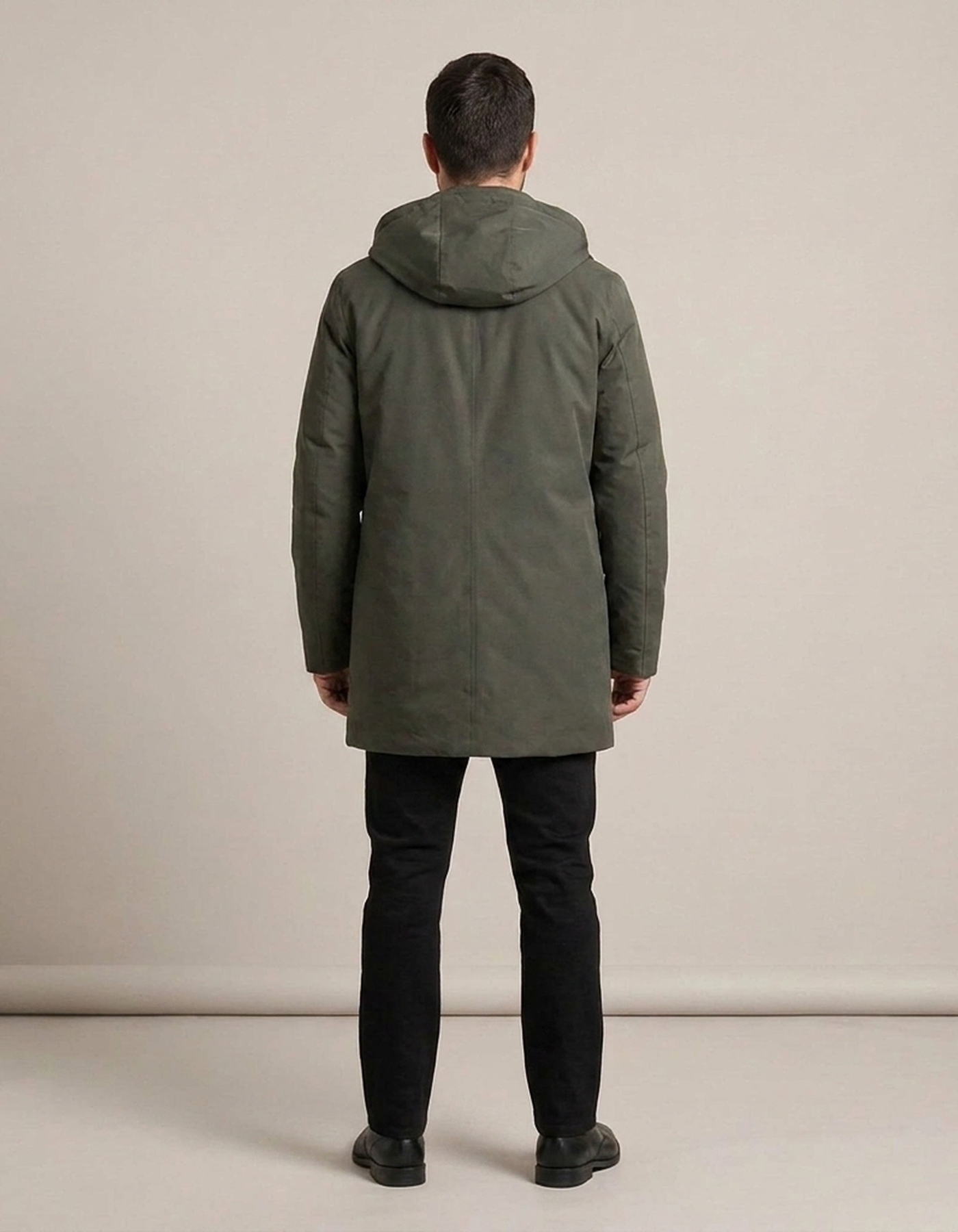 PLUXSTYLE::numise::mens-longline-hooded-parka::back