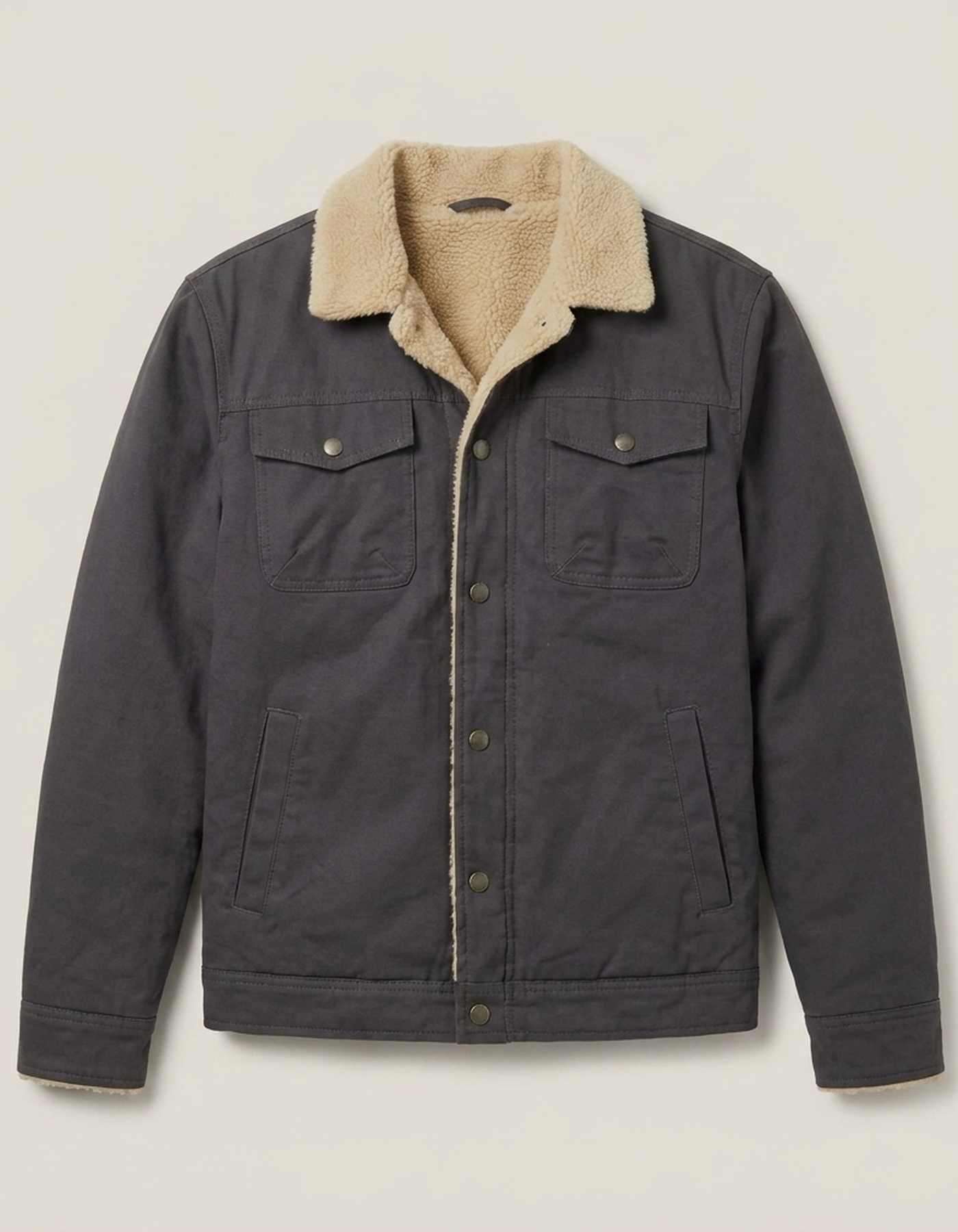 PLUXSTYLE::numise::mens-bomber-cut-parka::pack-dark-gray