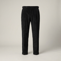 PLUXSTYLE::numise::mens-tailored-pleated-trousers::pack-black