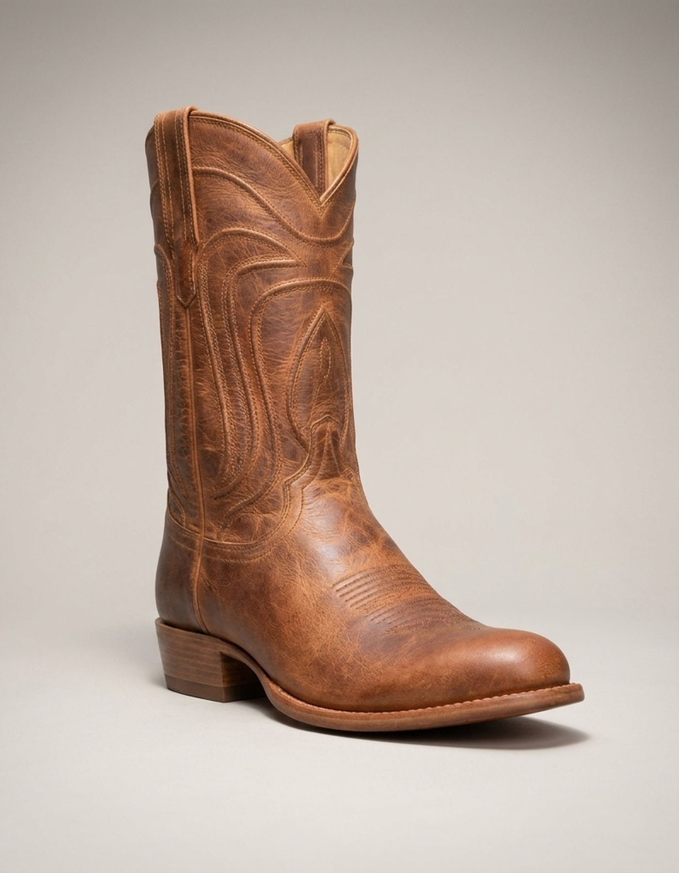 PLUXSTYLE::numise::mens-scotch-cowboy-boots::closeup-hero