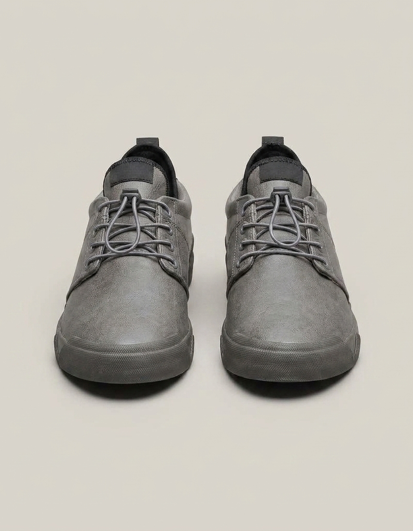 PLUXSTYLE::numise::mens-quick-lace-low-top-sneakers::pack-grey