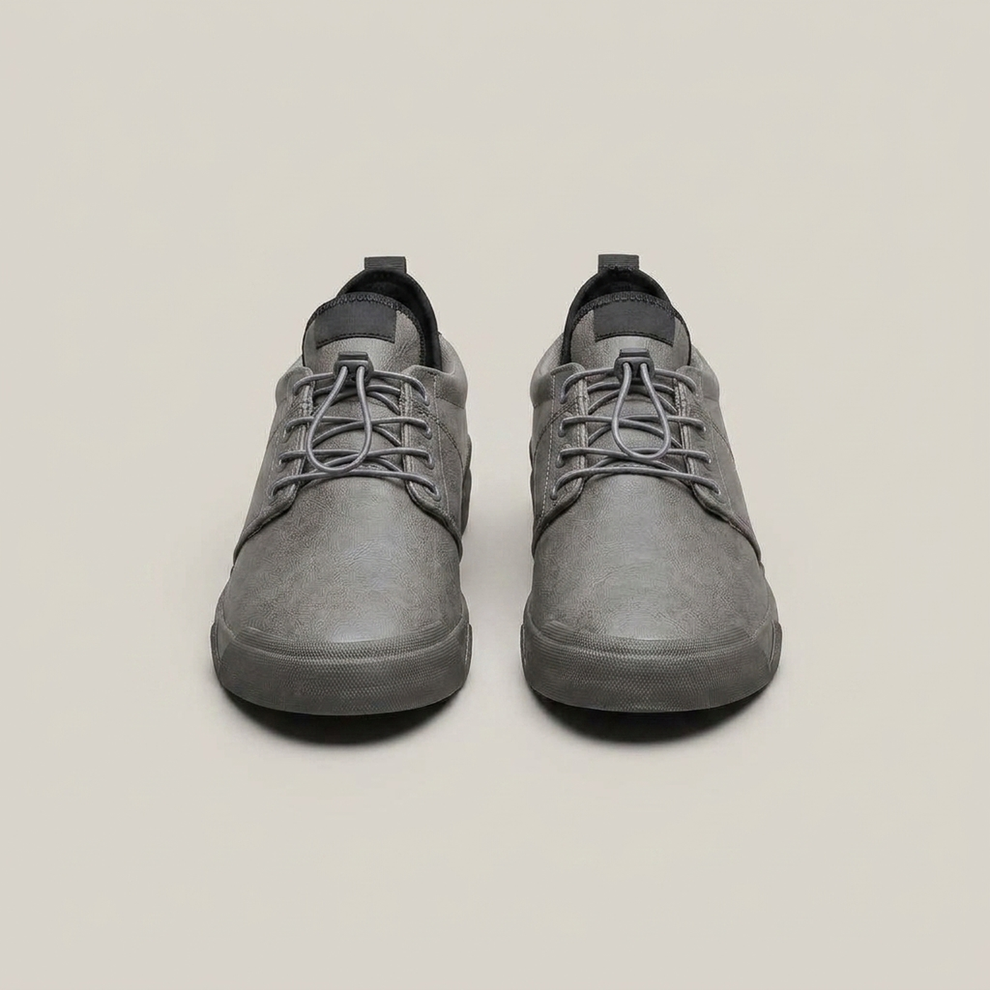 PLUXSTYLE::numise::mens-quick-lace-low-top-sneakers::pack-grey