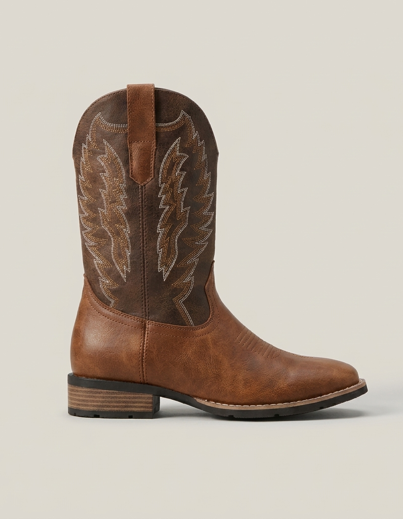 PLUXSTYLE::numise::mens-high-top-chelsea-boots::pack-brown