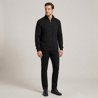 PLUXSTYLE::numise::arthur-half-zip-sweater::front