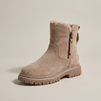 PLUXSTYLE::numise::lug-sole-winter-ankle-boots::closeup-hero