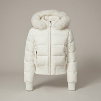 PLUXSTYLE::numise::ariana-short-hooded-puffer-jacket::pack-white