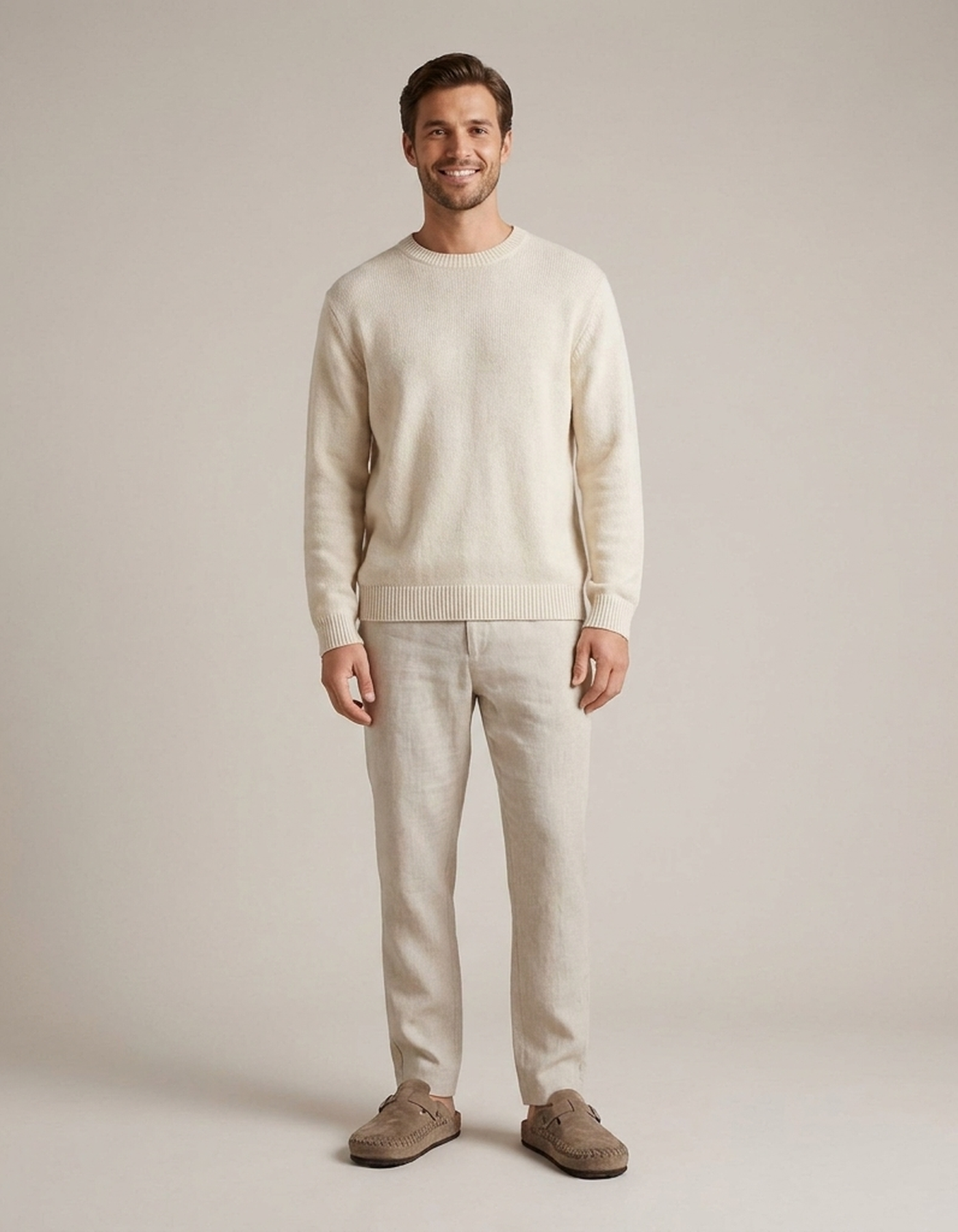 PLUXSTYLE::numise::aurelio-taupe-clog-footwear::zoom-out