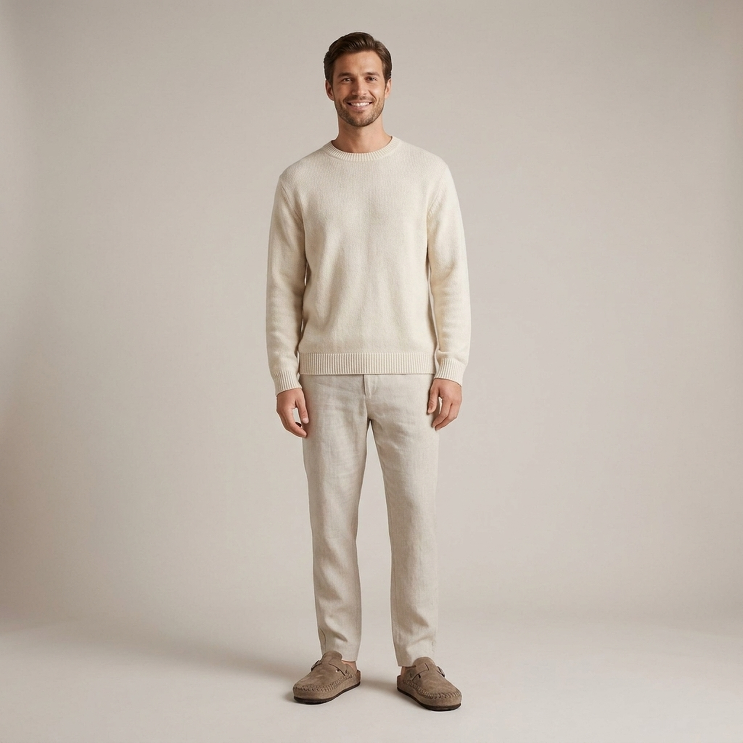 PLUXSTYLE::numise::aurelio-taupe-clog-footwear::zoom-out