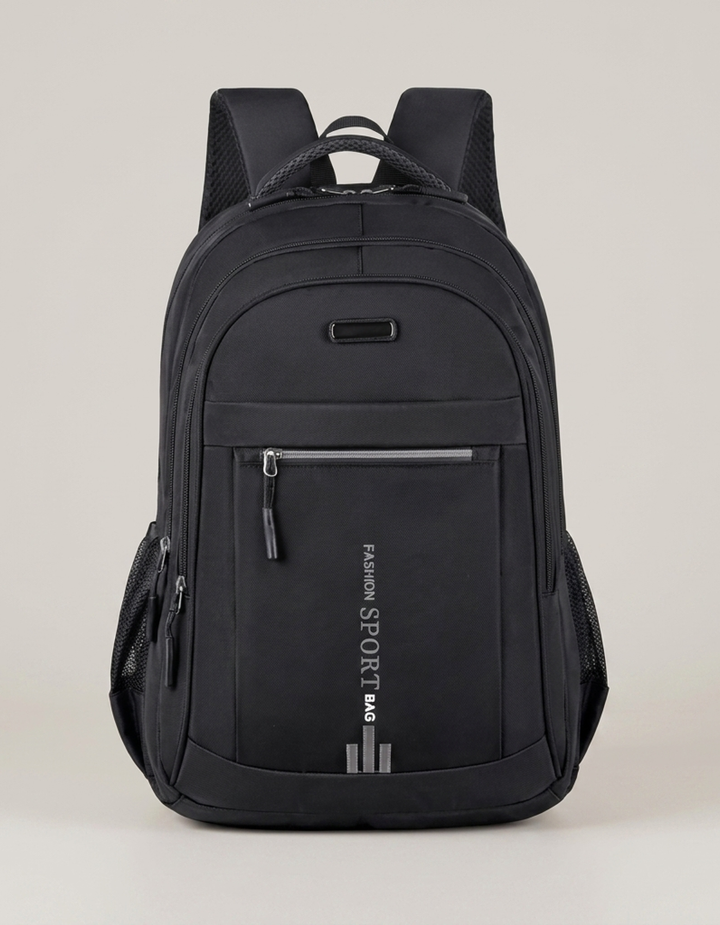 PLUXSTYLE::numise::mens-weatherproof-commuter-backpack::pack-black