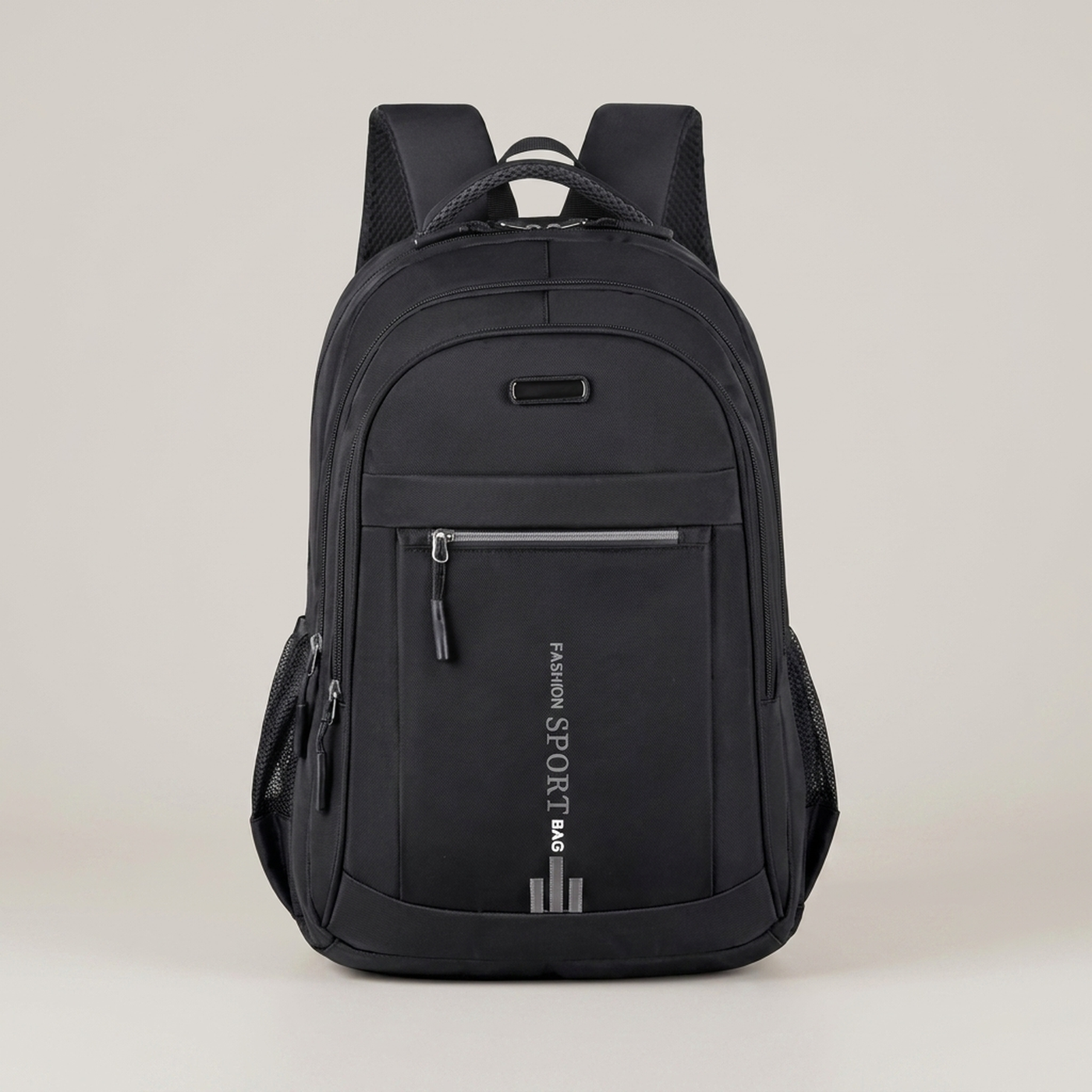 PLUXSTYLE::numise::mens-weatherproof-commuter-backpack::pack-black