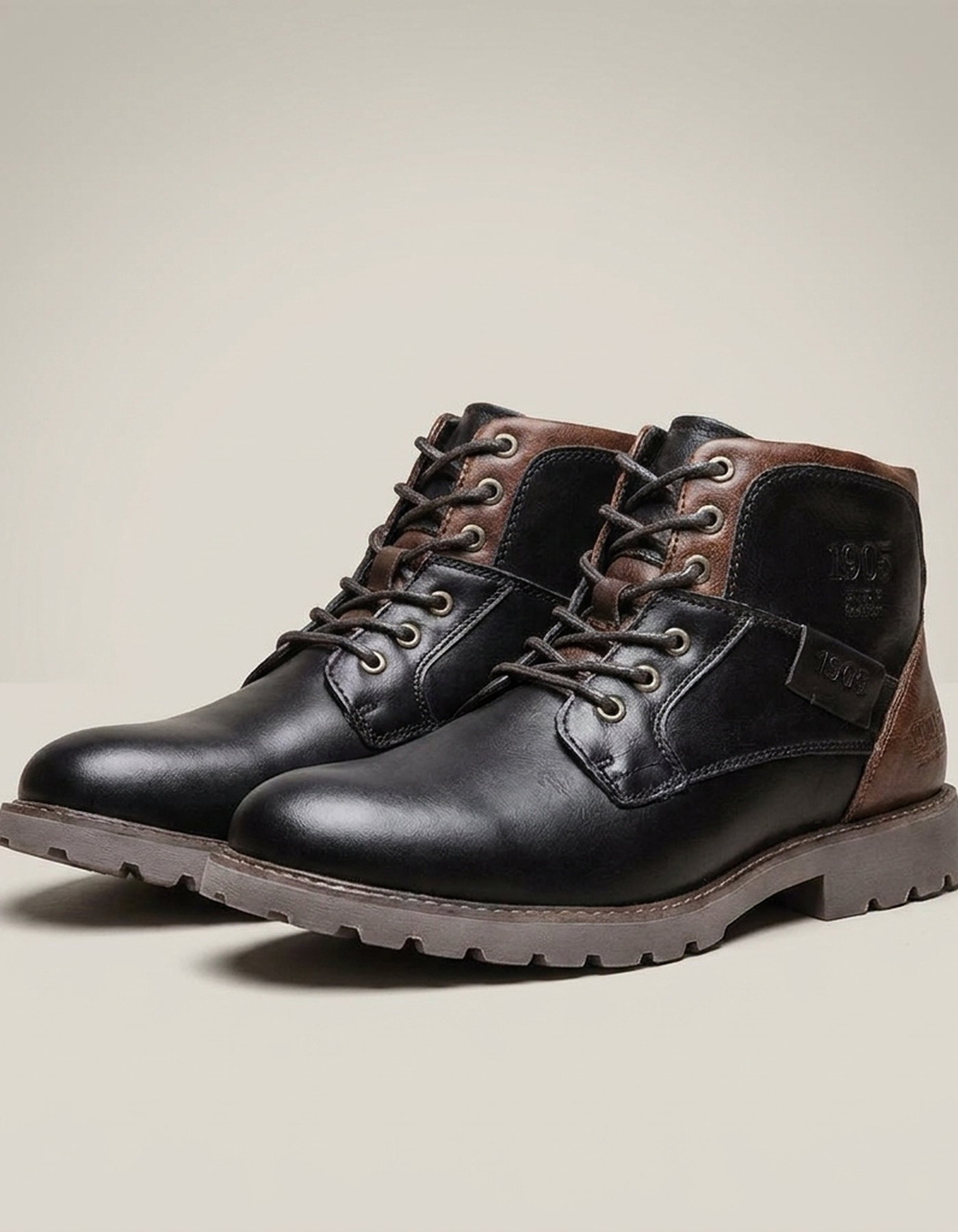 PLUXSTYLE::numise::bayard-vintage-boots::pack-black