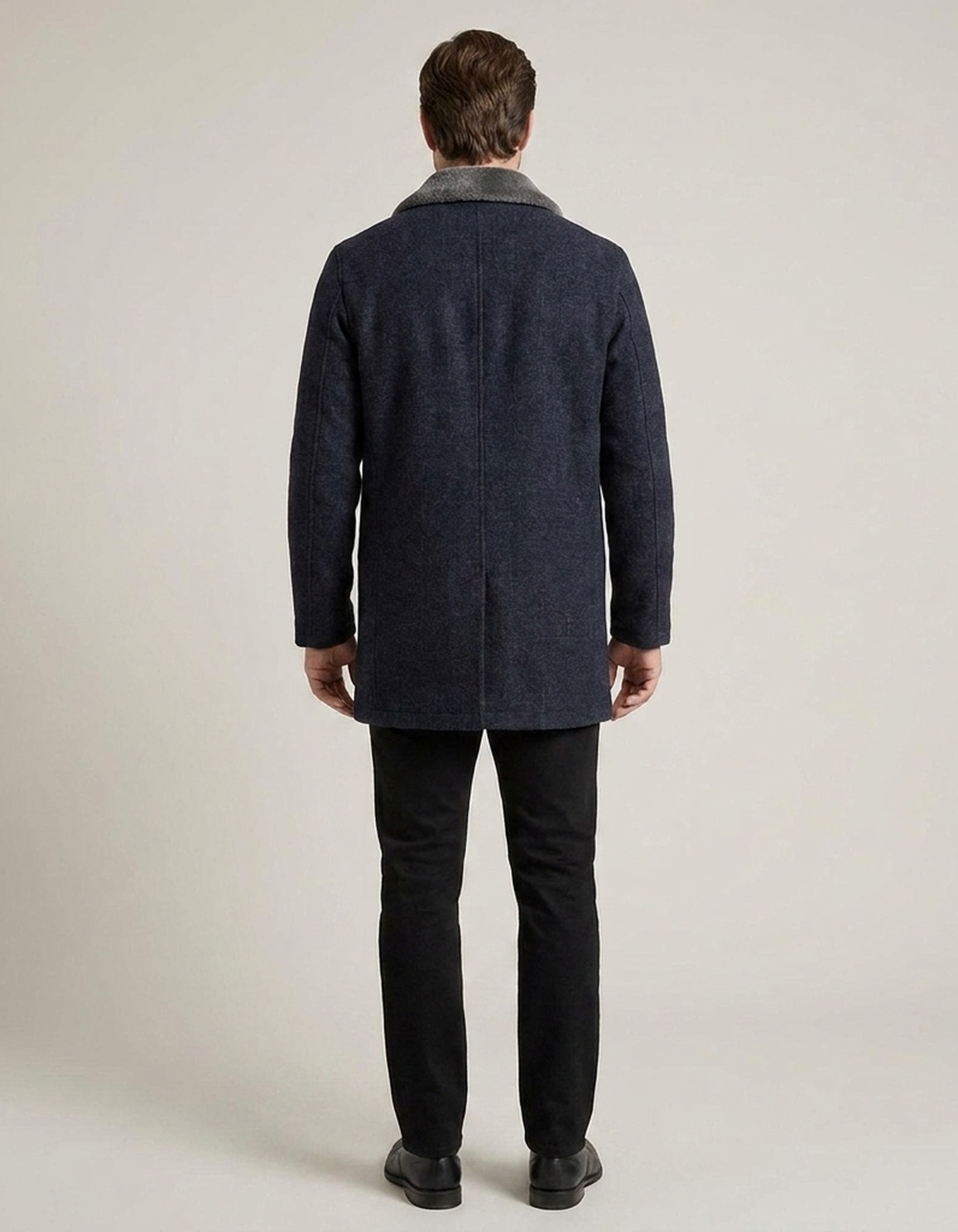 PLUXSTYLE::numise::mens-business-casual-longline-parka::back