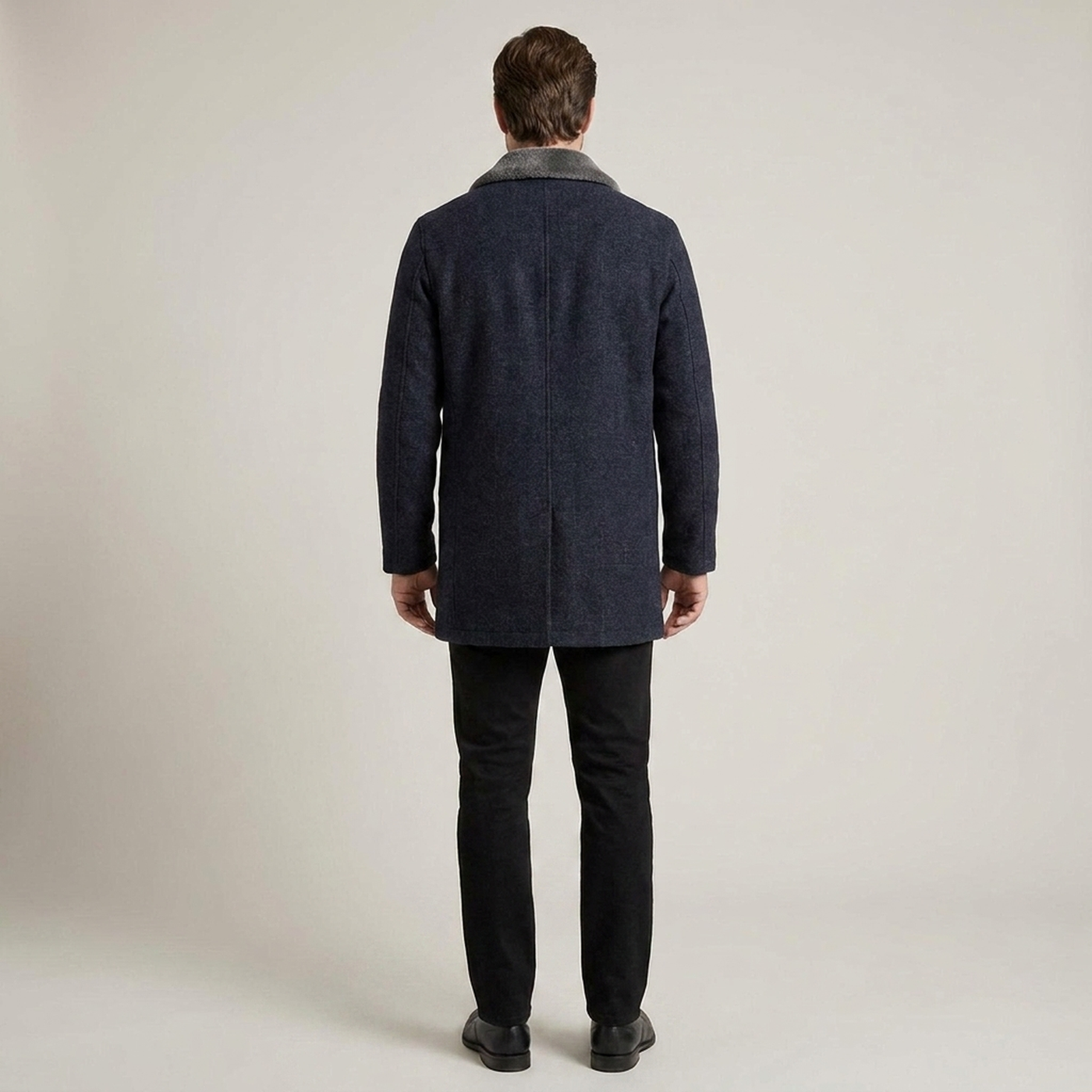 PLUXSTYLE::numise::mens-business-casual-longline-parka::back
