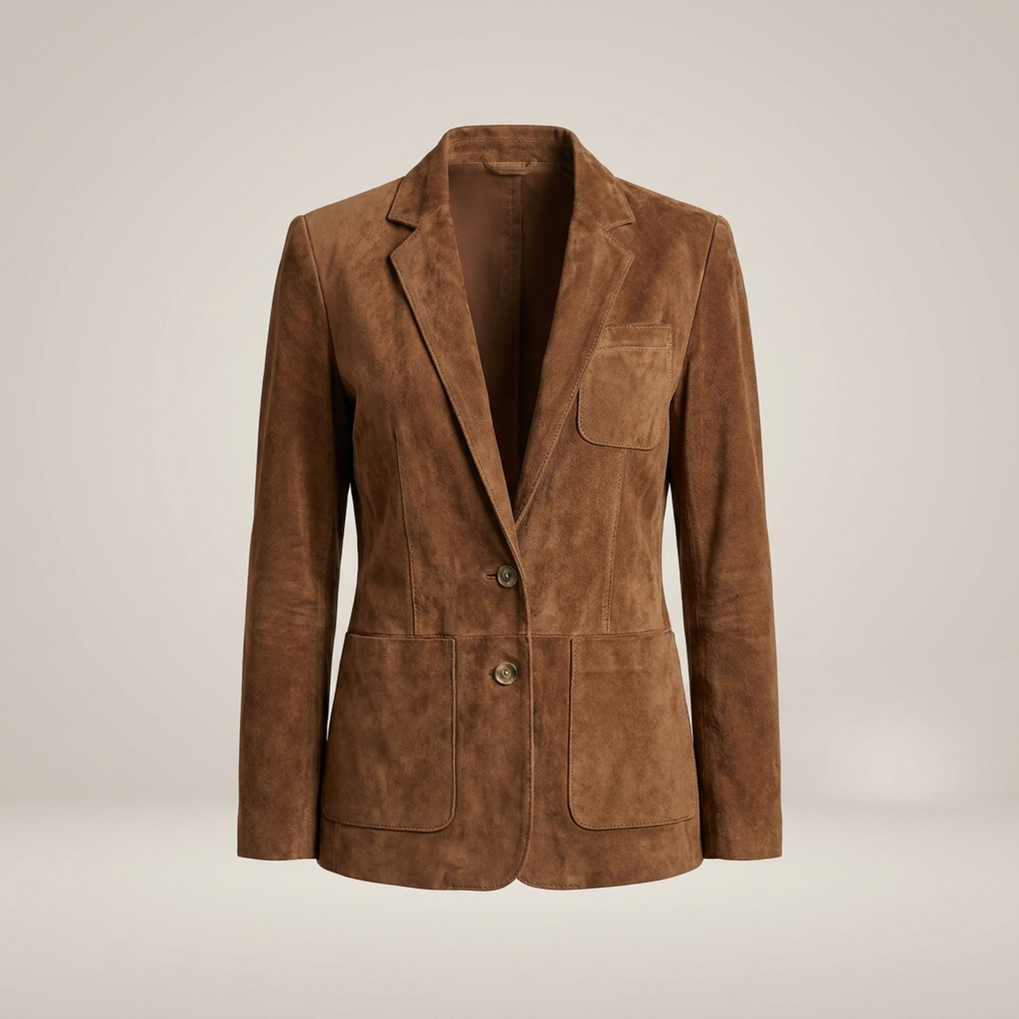 PLUXSTYLE::numise::tailored-single-breasted-parka::pack-brown