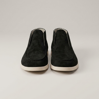 PLUXSTYLE::numise::harbor-high-cut-loafers::pack-black