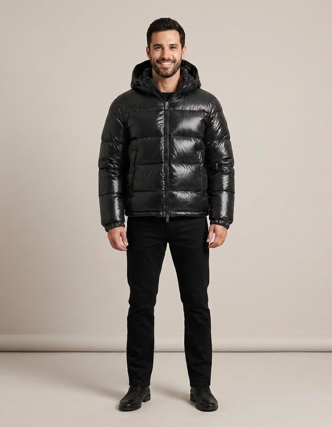 PLUXSTYLE::numise::mens-cropped-hooded-parka::front