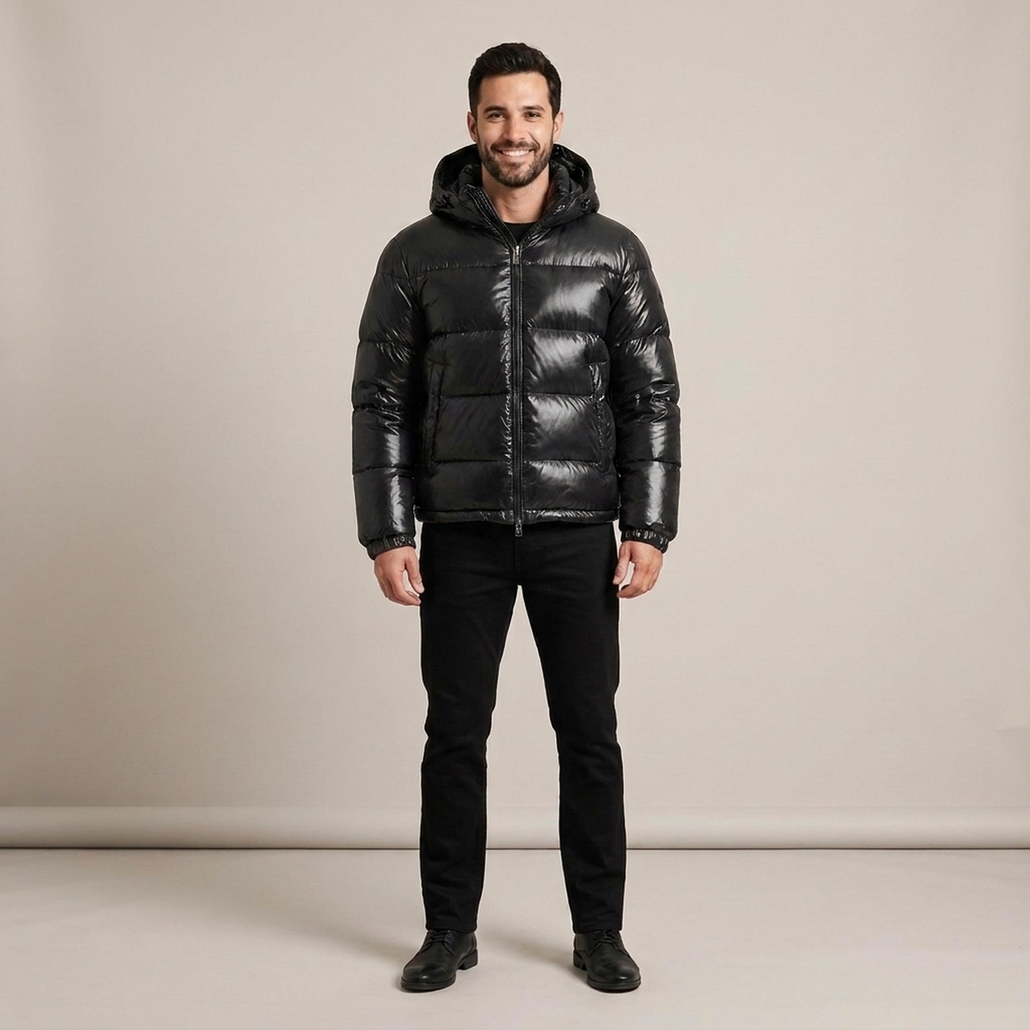 PLUXSTYLE::numise::mens-cropped-hooded-parka::front