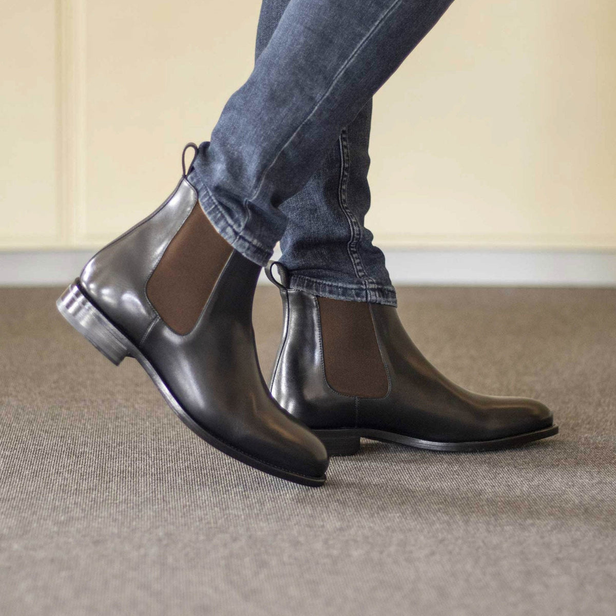 Stivaletto Chelsea classico da uomo