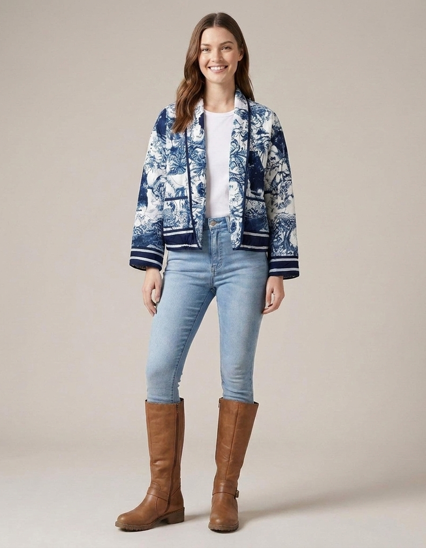 PLUXSTYLE::numise::aurielle-floral-parka::front