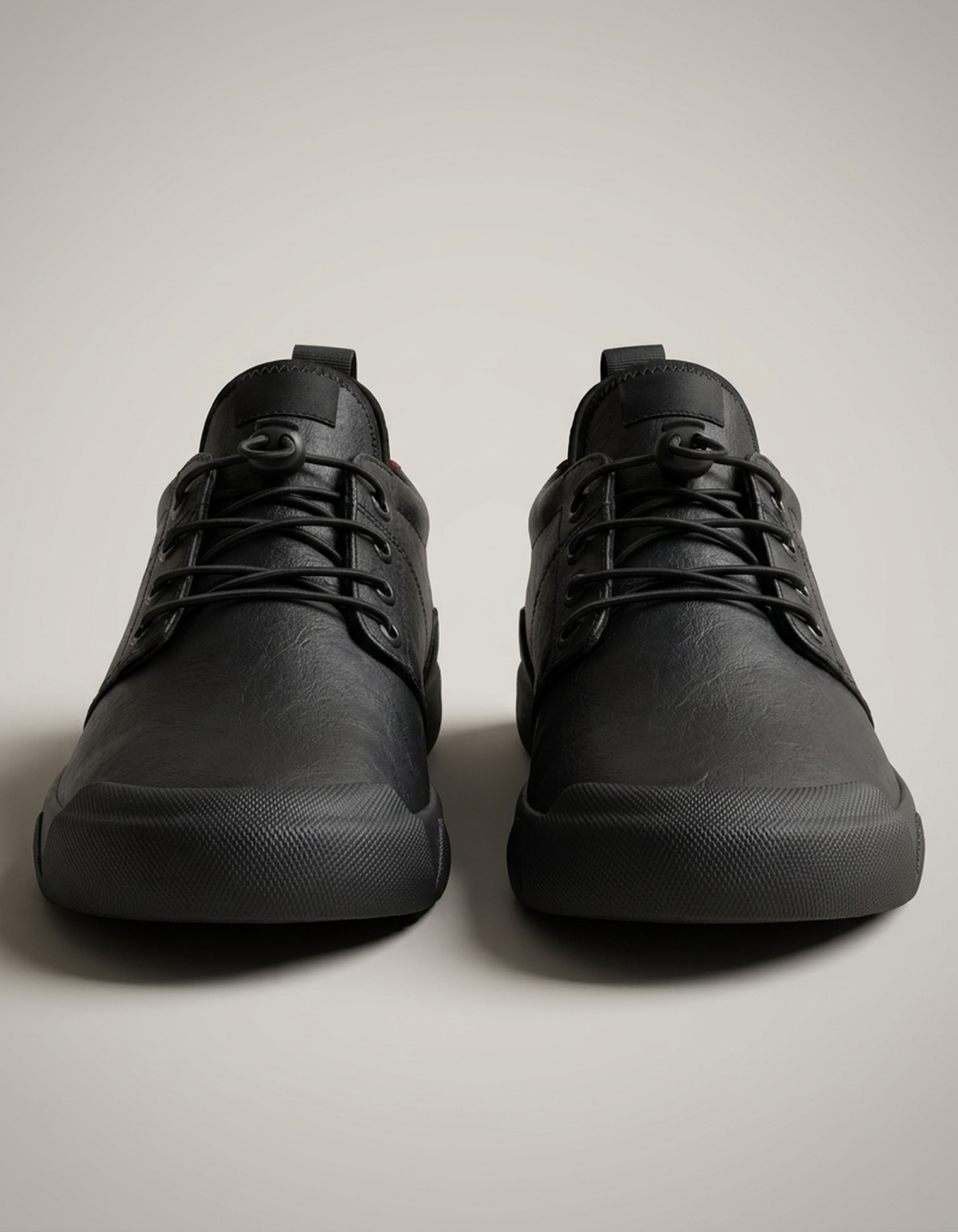 PLUXSTYLE::numise::mens-quick-lace-low-top-sneakers::pack-black