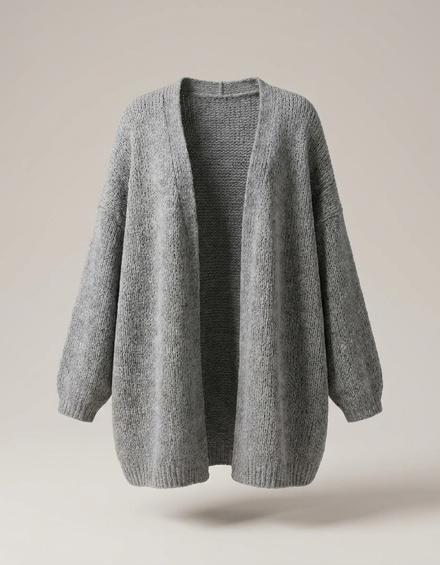 PLUXSTYLE::numise::oversized-maxi-cardigan::pack-grey