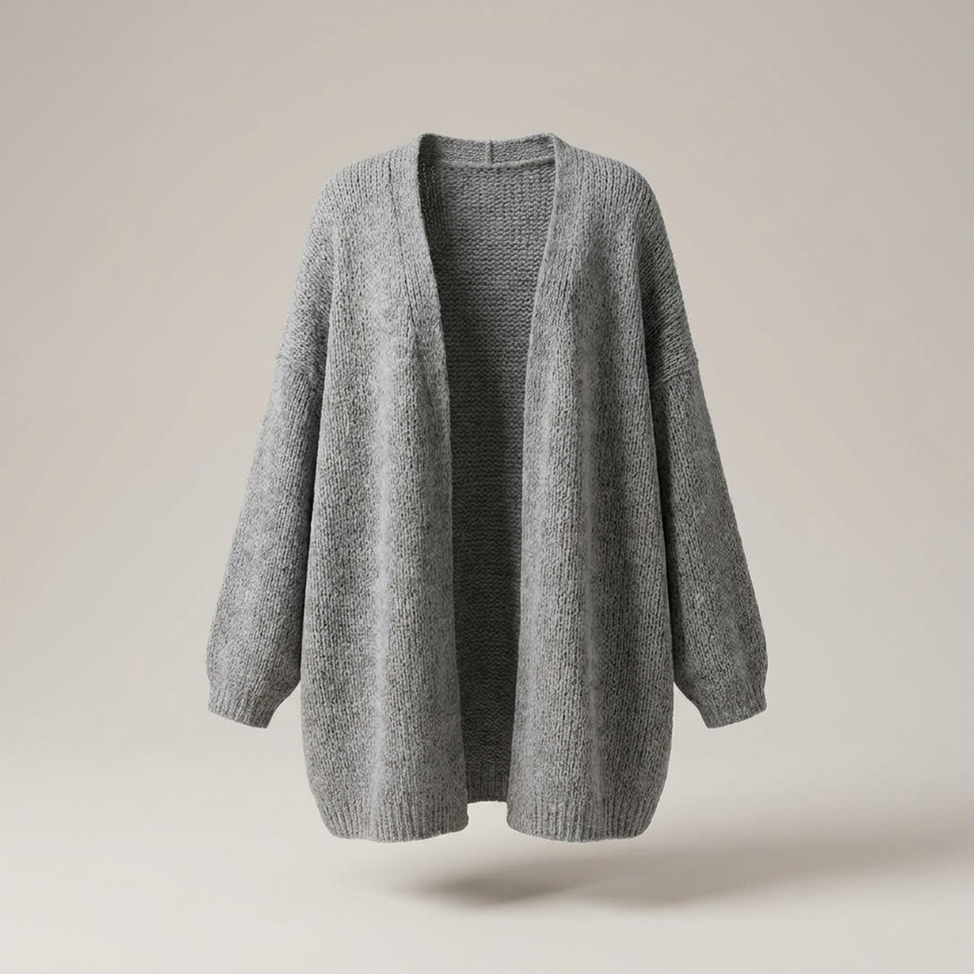 PLUXSTYLE::numise::oversized-maxi-cardigan::pack-grey
