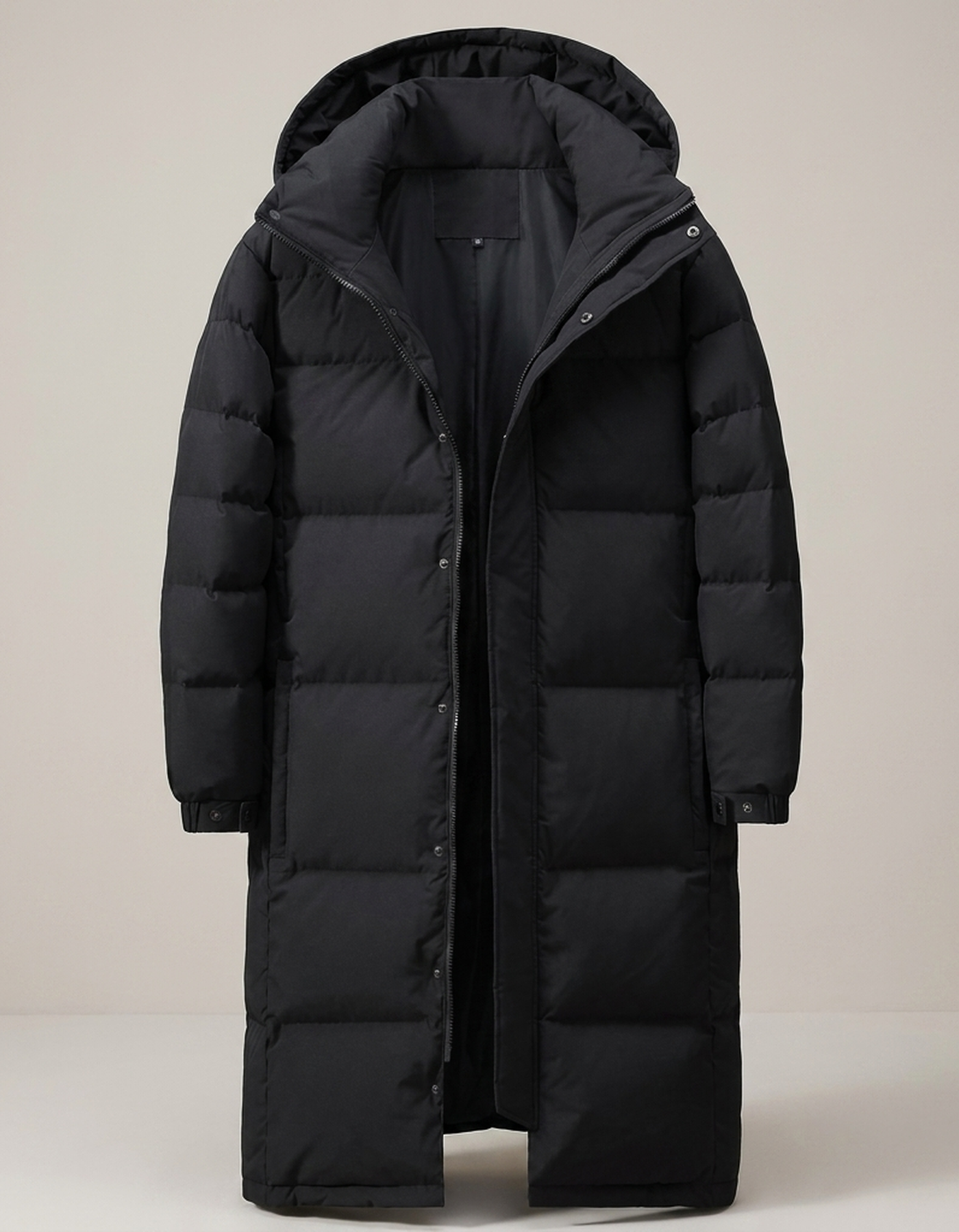 PLUXSTYLE::numise::mens-full-length-winter-parka::pack-black