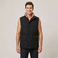 PLUXSTYLE::numise::mens-warm-lined-vest::front