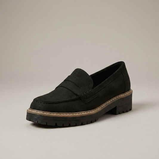 PLUXSTYLE::numise::chunky-slip-on-loafers::closeup-hero