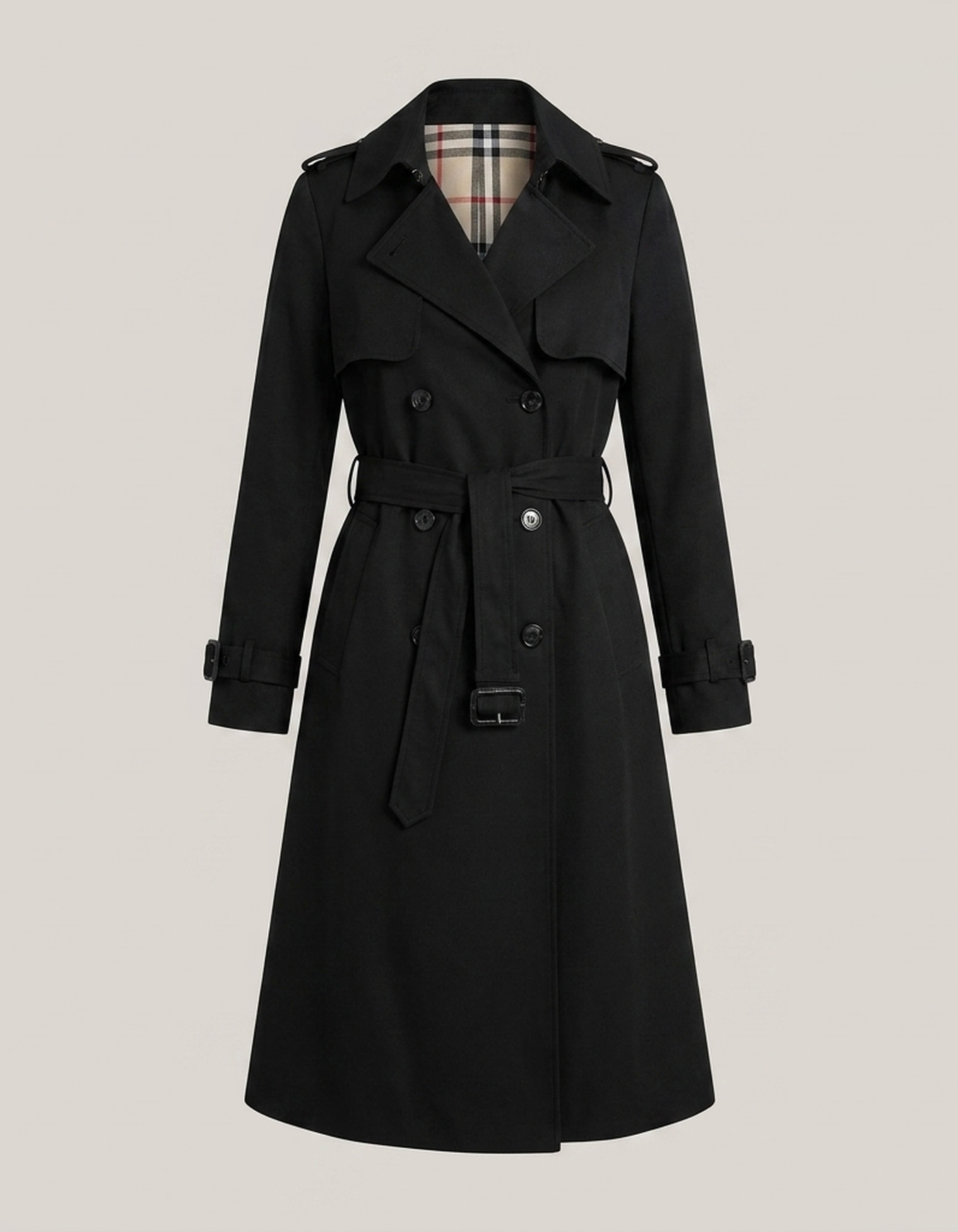 PLUXSTYLE::numise::double-breasted-parka::pack-black