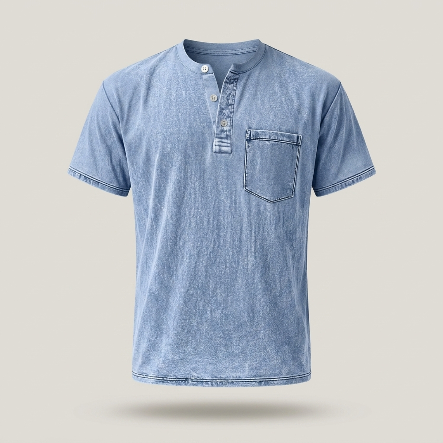 PLUXSTYLE::numise::mens-lived-in-henley-top::pack-light-blue