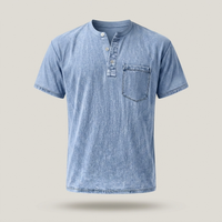 PLUXSTYLE::numise::mens-lived-in-henley-top::pack-light-blue