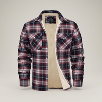 PLUXSTYLE::numise::everyday-plaid-parka::pack-red