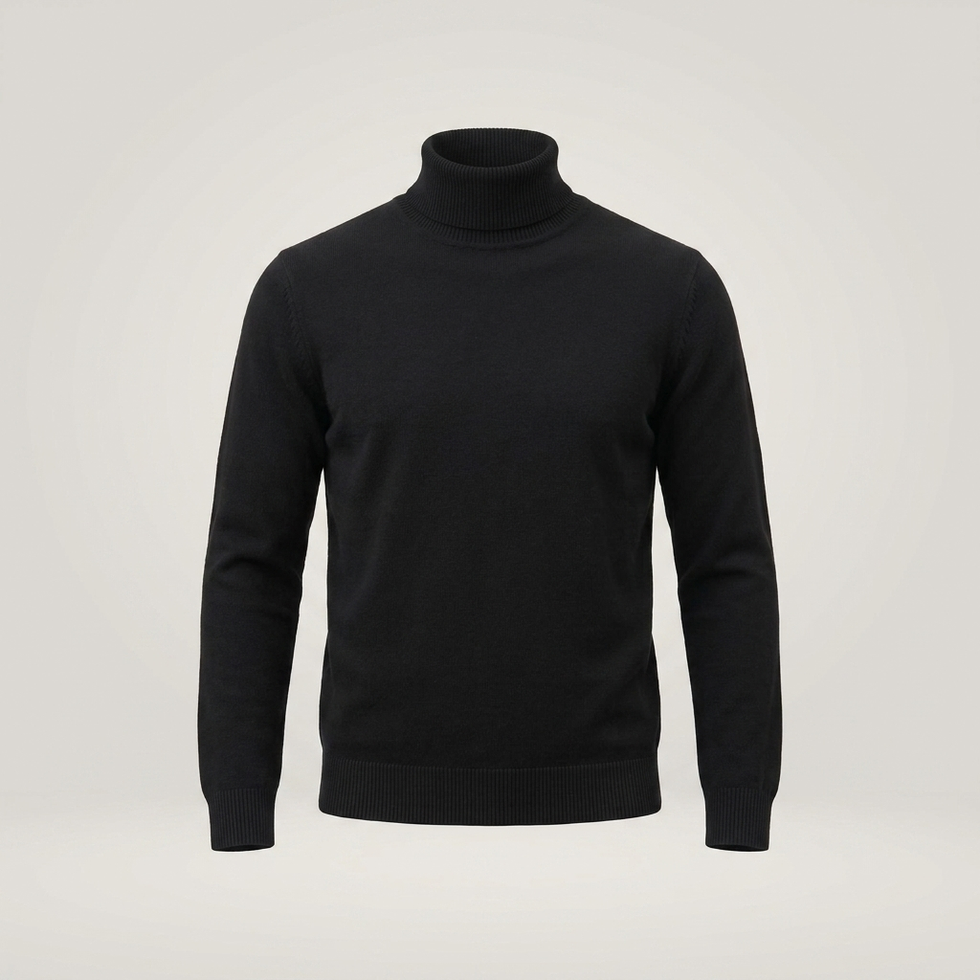 PLUXSTYLE::numise::mens-slim-fit-turtleneck-sweater::pack-black