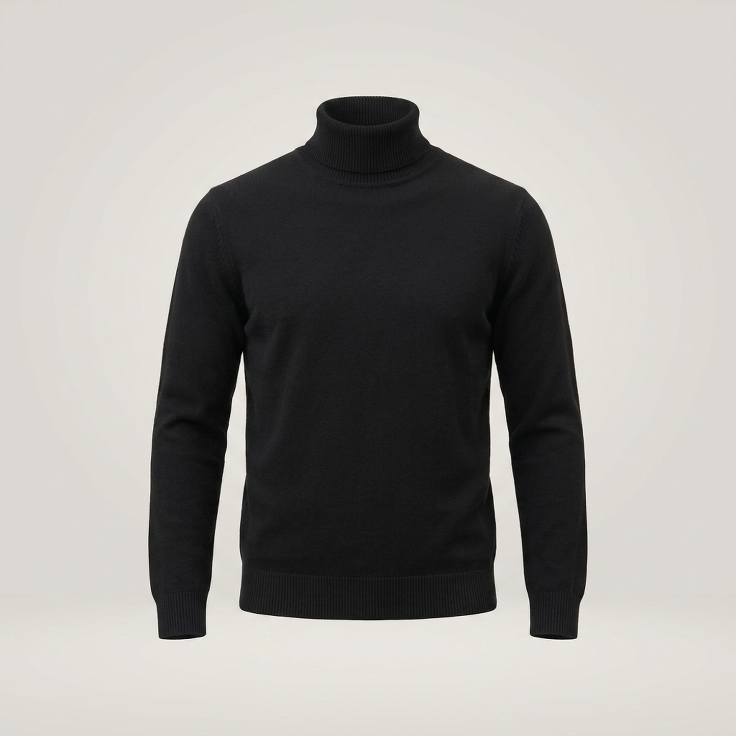 PLUXSTYLE::numise::mens-slim-fit-turtleneck-sweater::pack-black