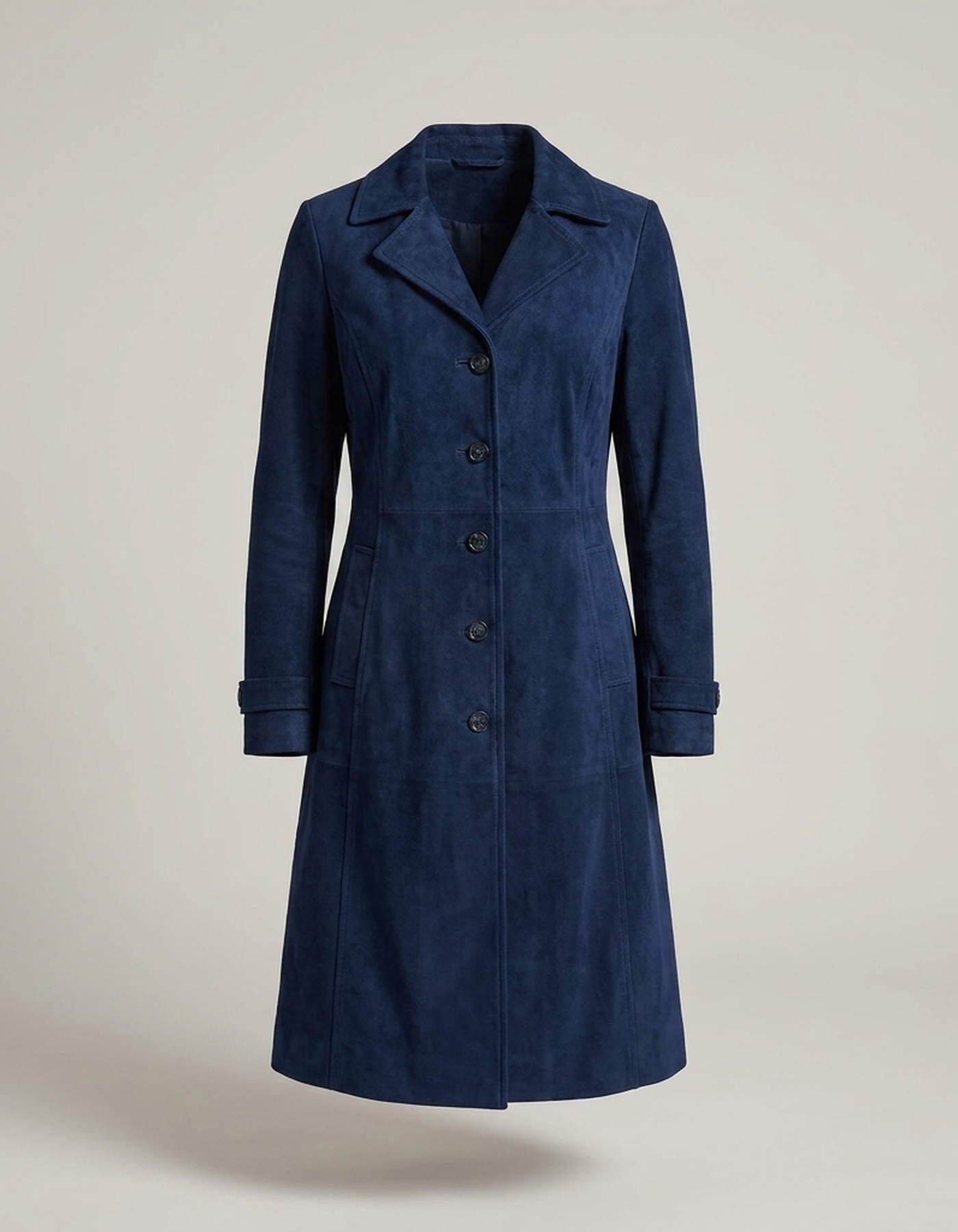 PLUXSTYLE::numise::amelia-double-breasted-parka::pack-dark-blue