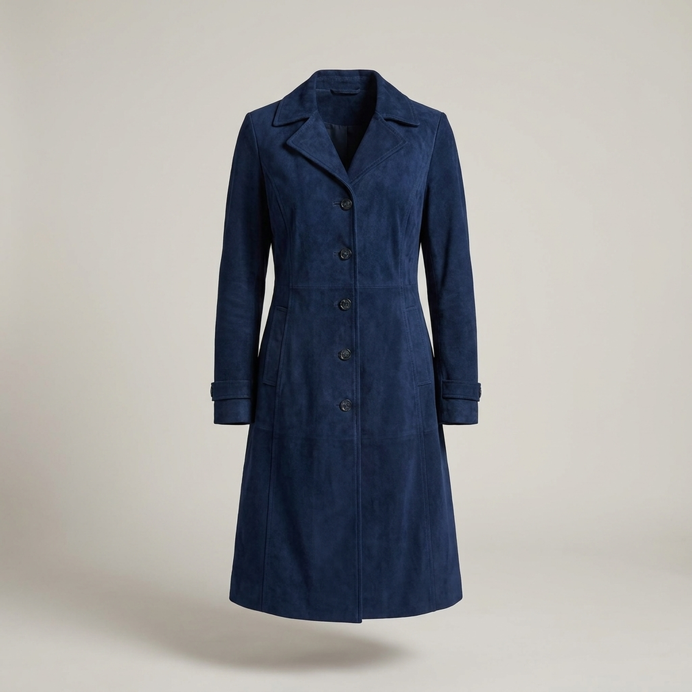 PLUXSTYLE::numise::amelia-double-breasted-parka::pack-dark-blue